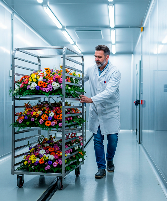 Cuarto Frío Industrial para el Sector Floricultor